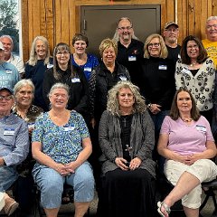 Roosevelt Class of 1969 Front Row: David Riggin, Jim Edmonston, Greg Hildenbrand, Mary Shelton Madden, Jan Cottle Darah, Karen Vaughn Johnson, and Nancy Baker Stuenkel Second Row: Tim Lozzi, David Semon, Tim Madden, Marcy Bauman Secord, Jan (Janet) Clay Rhodes, Karen Duncan Alfrey, Kay Kelly, Dean Foster, and Stacy Young Back Row: Danny Blackwood, Steve Kooser, Marilyn Studebaker Haynes, Jan Bracken Heinz, Rodney Atherly, Dierk McDaniel, Mike Johnston, Gary McCabe